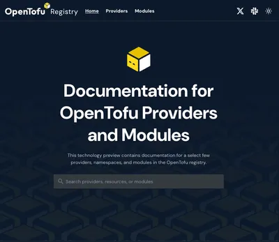 Puedo migrar de Terraform a OpenTofu fácil? Hoy ya puedes gracias a su nueva búsqueda web + API