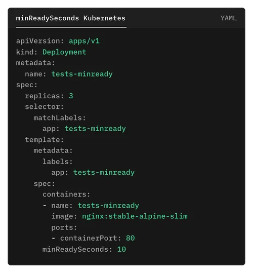 ¿Tu app en Kubernetes falla al inicio? La propiedad minReadySeconds puede ayudarte